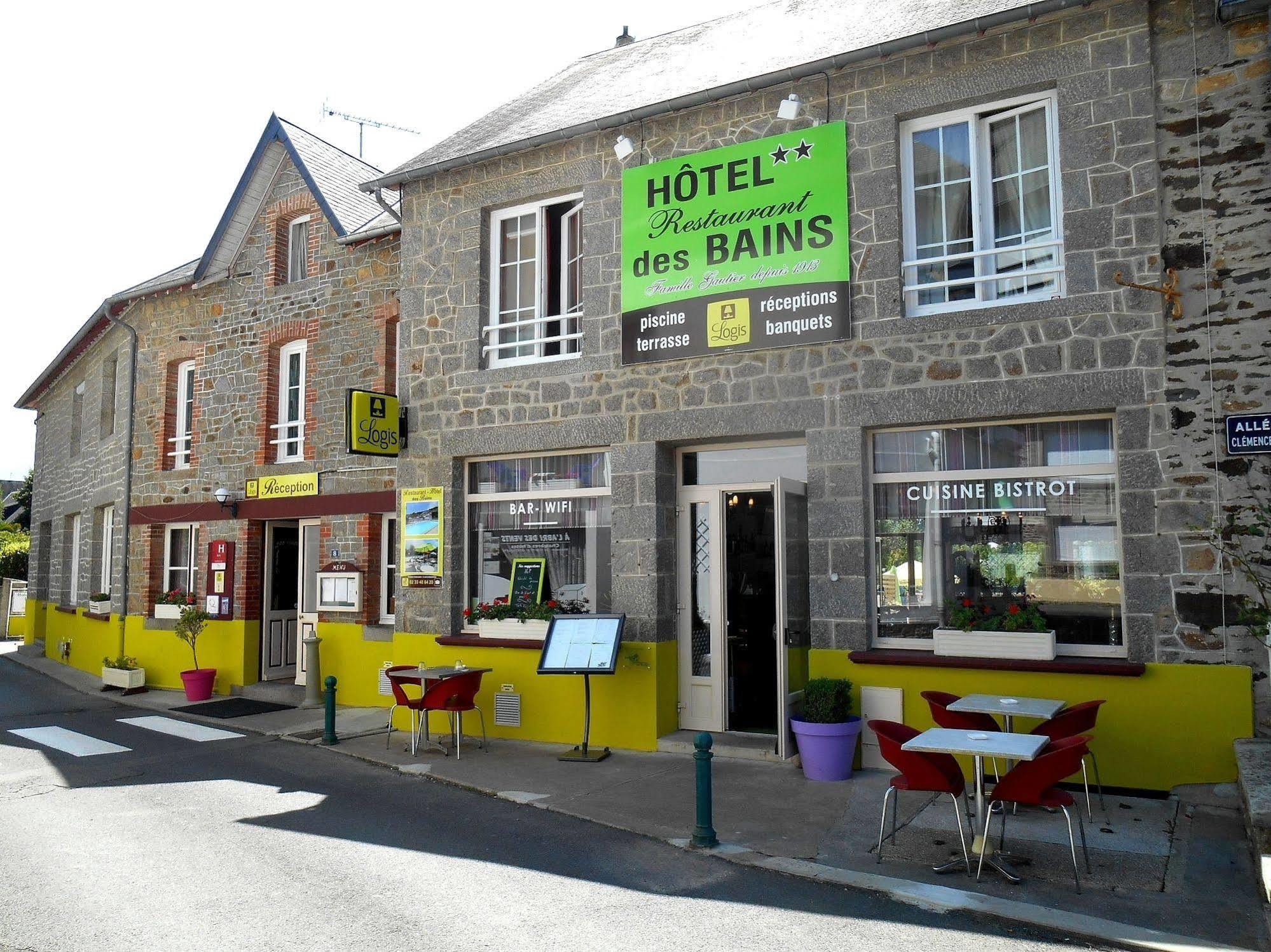 Hotel Des Bains Saint-Jean-le-Thomas Exterior foto