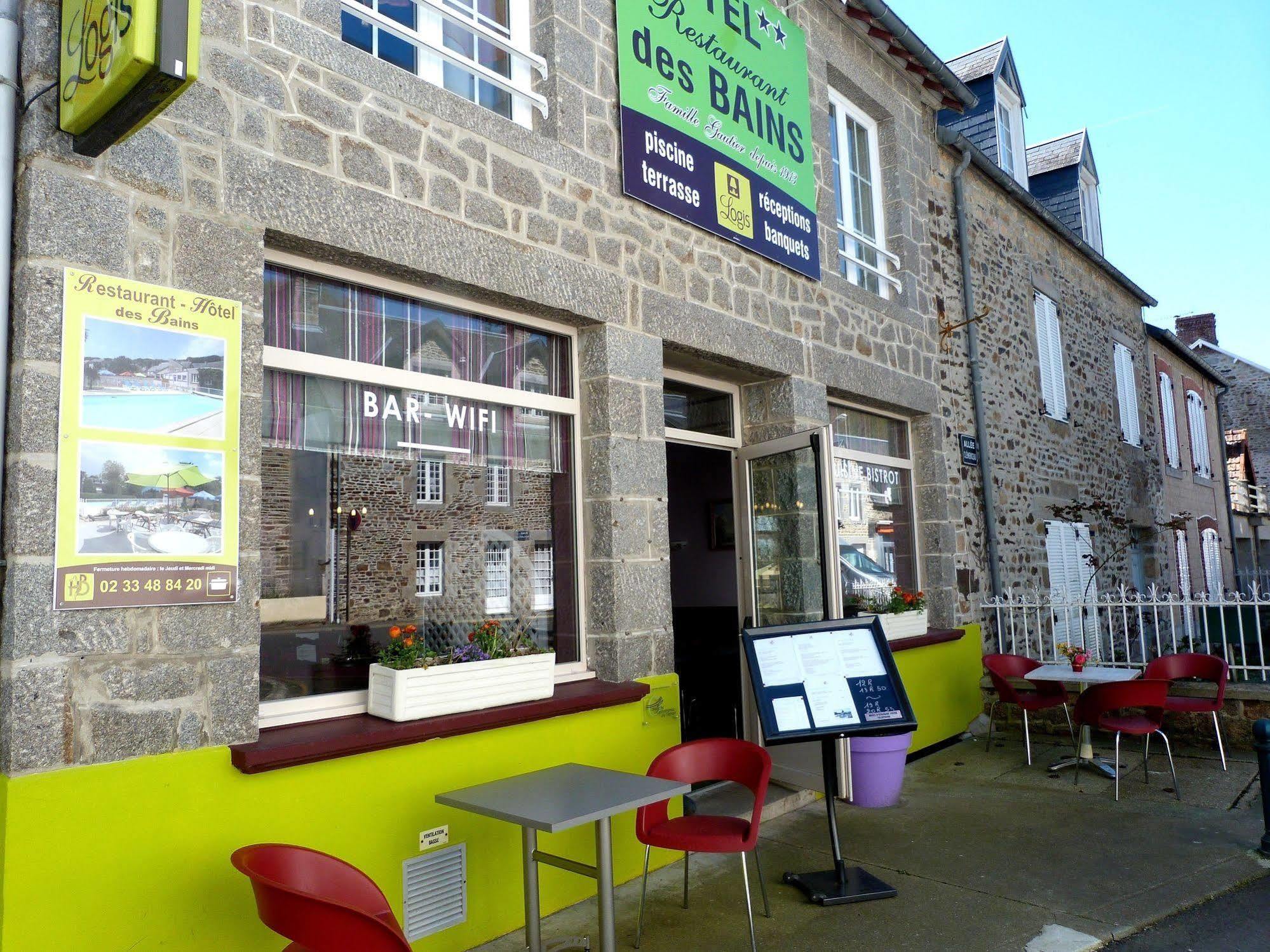Hotel Des Bains Saint-Jean-le-Thomas Exterior foto